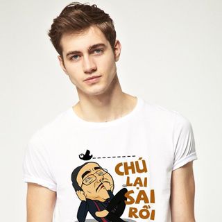 Áo thun nam in hình vui nhộn