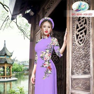 Vải áo dài thiết kế - AD-090-4