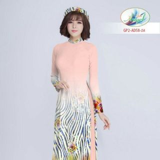 Vải áo dài thiết kế - AD-058-7