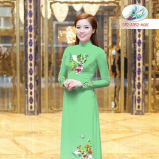 Vải áo dài thiết kế - AD-052-2 giá sỉ