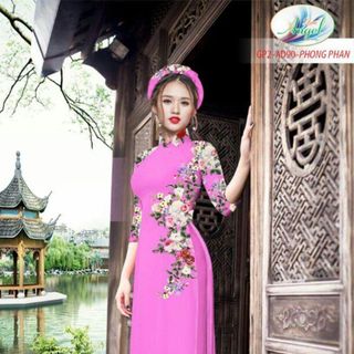 Vải áo dài thiết kế - AD-090-6