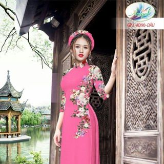 Vải áo dài thiết kế - AD-090-7