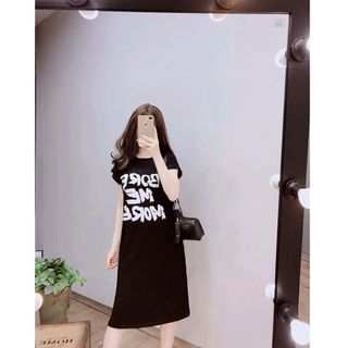 Đầm thun chữ Bore Me More