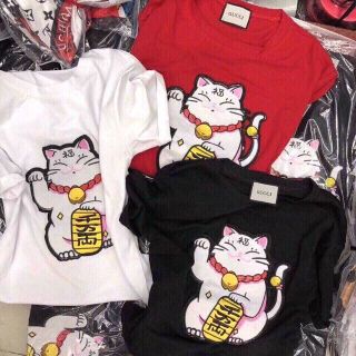 áo thun mèo thần tài