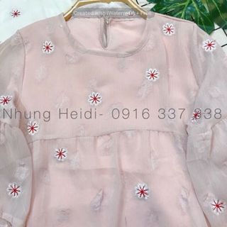 Đầm thêu hoa nhí