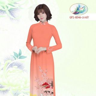 Vải áo dài thiết kế - AD-046-2 giá sỉ