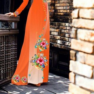 Vải áo dài thiết kế - AD-034-11