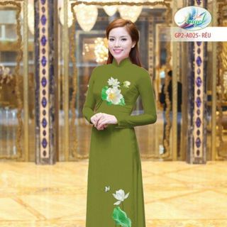Vải áo dài thiết kế - AD-025-13
