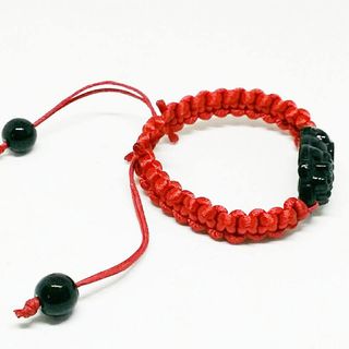 Vòng tay tỳ hưu tết dây đỏ may mắn- Vòng tay handmade giá rẻ