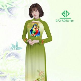 Vải áo dài thiết kế - AD-028-2 giá sỉ