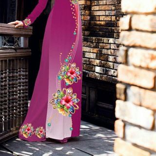 Vải áo dài thiết kế - AD-034-5
