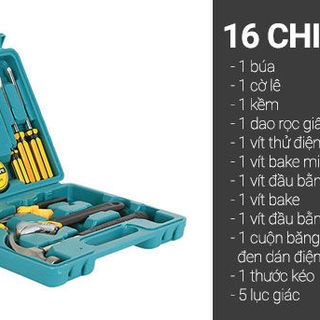 Bộ dụng cụ sữa chữa đa năng 16 món