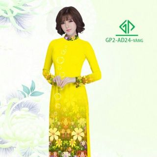 Vải áo dài thiết kế - AD-024-2 giá sỉ