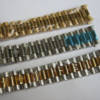 Dây đồng hồ 3 mắt màu vàng và đờ michỉ vàng dây đồng hồ