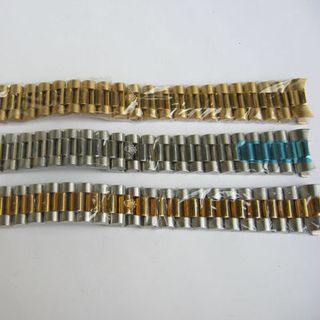 Dây đồng hồ 3 mắt màu vàng và đờ michỉ vàng dây đồng hồ