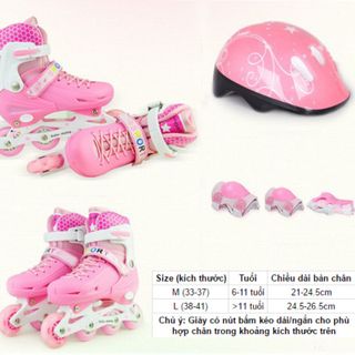 Giày patin trẻ em sport thể thao đường phố size M cho trẻ từ 6-11 tuổi