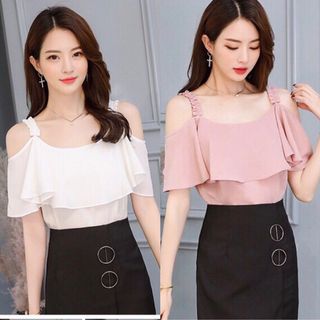 ÁO TRỄ VAI 2 DÂY BÈO - DT585