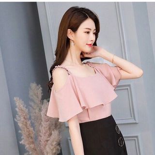 ÁO TRỄ VAI 2 DÂY BÈO - DT585