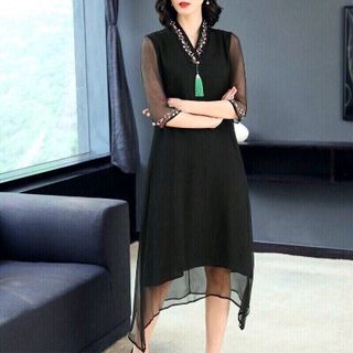 ĐẦM VOAL THÊU