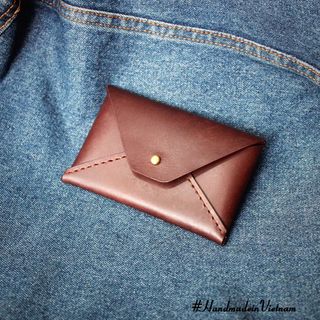 Ví da nữ handmade bìa thư JiVi