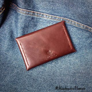 Ví da nữ handmade bìa thư JiVi