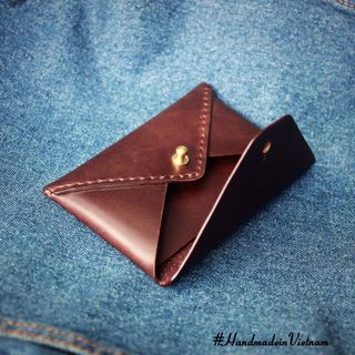 Ví da nữ handmade bìa thư JiVi