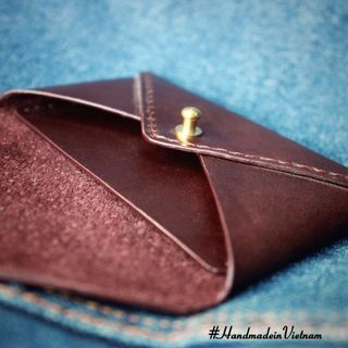 Ví da nữ handmade bìa thư JiVi