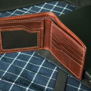 Ví da handmade khung hình cổ điển
