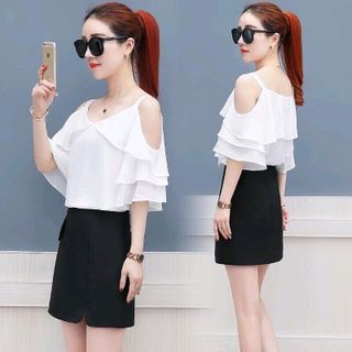 ÁO 2 DÂY TAY BÈO TẦNG
