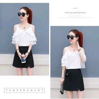 ÁO 2 DÂY TAY BÈO TẦNG