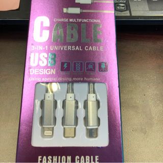 cáp sạc Universal USB 3in1
