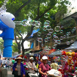 SÚNG BẮN BONG BÓNG CÁ HEO