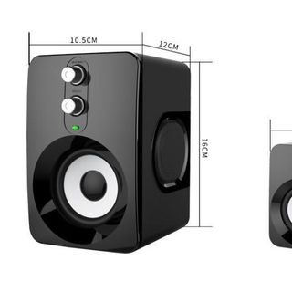 Loa nghe nhạc máy tính điện thoại Bass ấm FT201 speakers Nhập