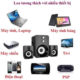 Loa nghe nhạc máy tính điện thoại Bass ấm FT201 speakers Nhập