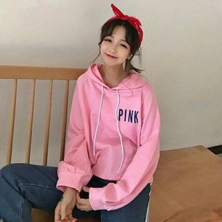Áo hoodies pink