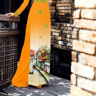Vải áo dài thiết kế - AD-019-4