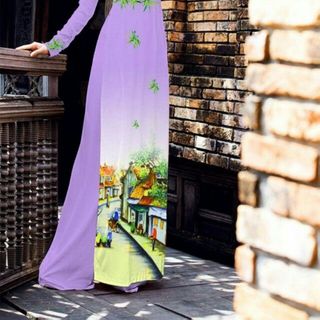 Vải áo dài thiết kế - AD-019-6