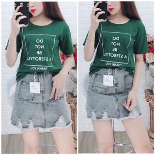 Áo thun cotton co giãn đơn giản- năng động- trẻ trung