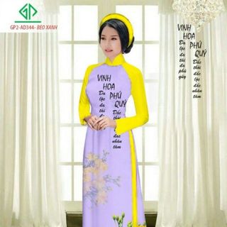 Vải áo dài thiết kế - 6-100-13