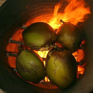 dừa dứa nướng kiểu Thailand