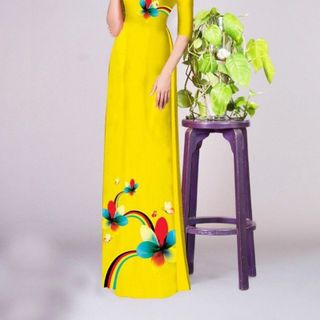 Vải áo dài thiết kế - 332-2
