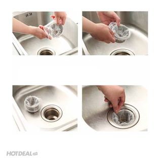 SET 100 TÚI LỌC RÁC BỒN RỬA CHÉN