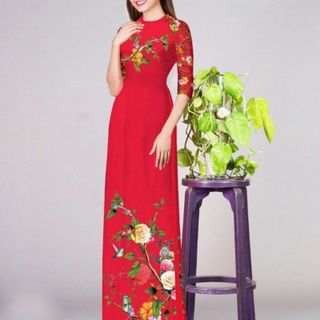Vải áo dài thiết kế - 345-3
