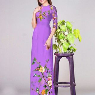 Vải áo dài thiết kế - 345-5