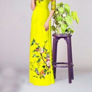Vải áo dài thiết kế - 345-7