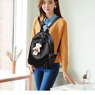 balô nữ kem gấu