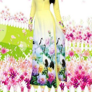 Vải áo dài thiết kế - 320-2