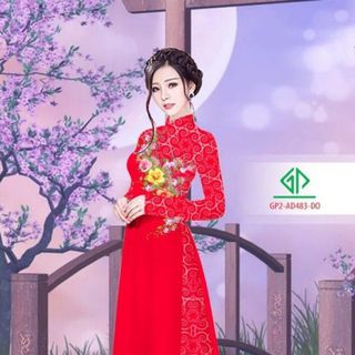 Vải áo dài thiết kế - 483-11