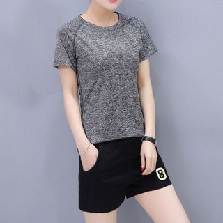 Bộ Short Thể Thao Xanh Số 8