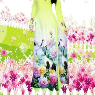Vải áo dài thiết kế - 320-5